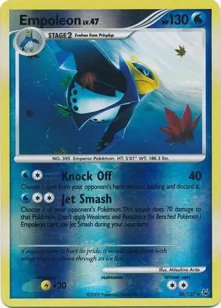 Platinum Empoleon #26/127 reverse holo